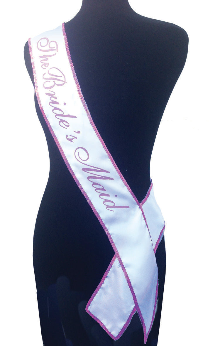 THE BRIDE'S MAID SASH