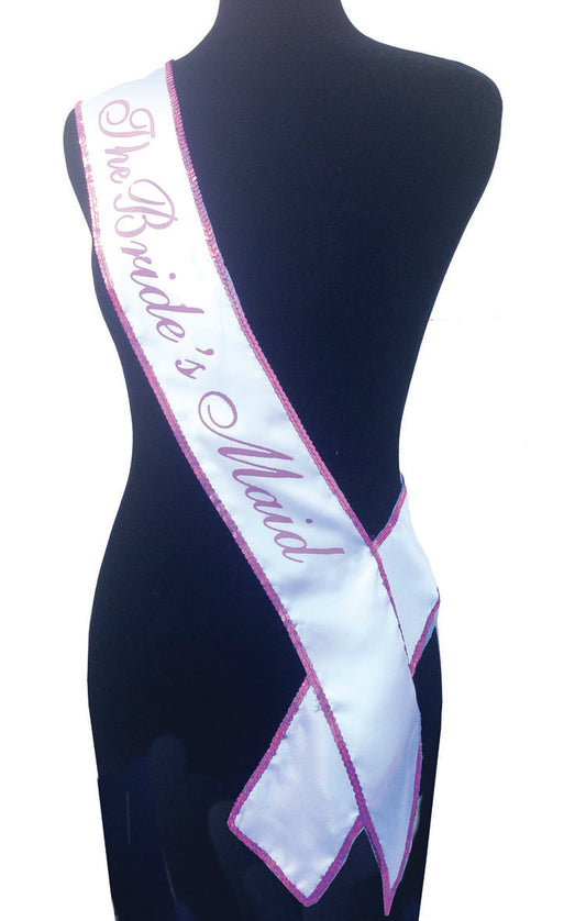 THE BRIDE'S MAID SASH