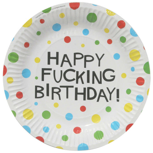 X-Rated Birthday Plates (7")