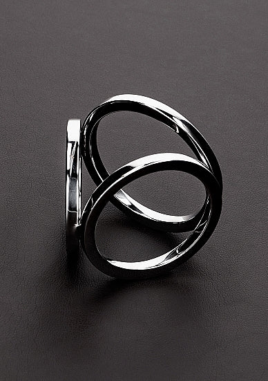 243487 - Triple Cock And Ball Ring Medium Size - Just for you desires