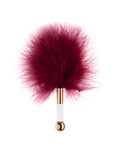 Share Satisfaction Luxury Tickler - Burgundy - Just for you desires