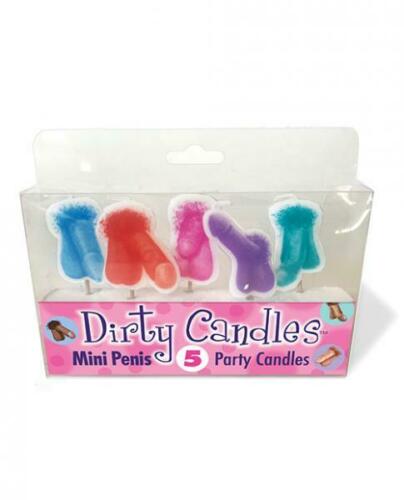 244852 - Dirty Penis Candles Set Of 5 - Just for you desires