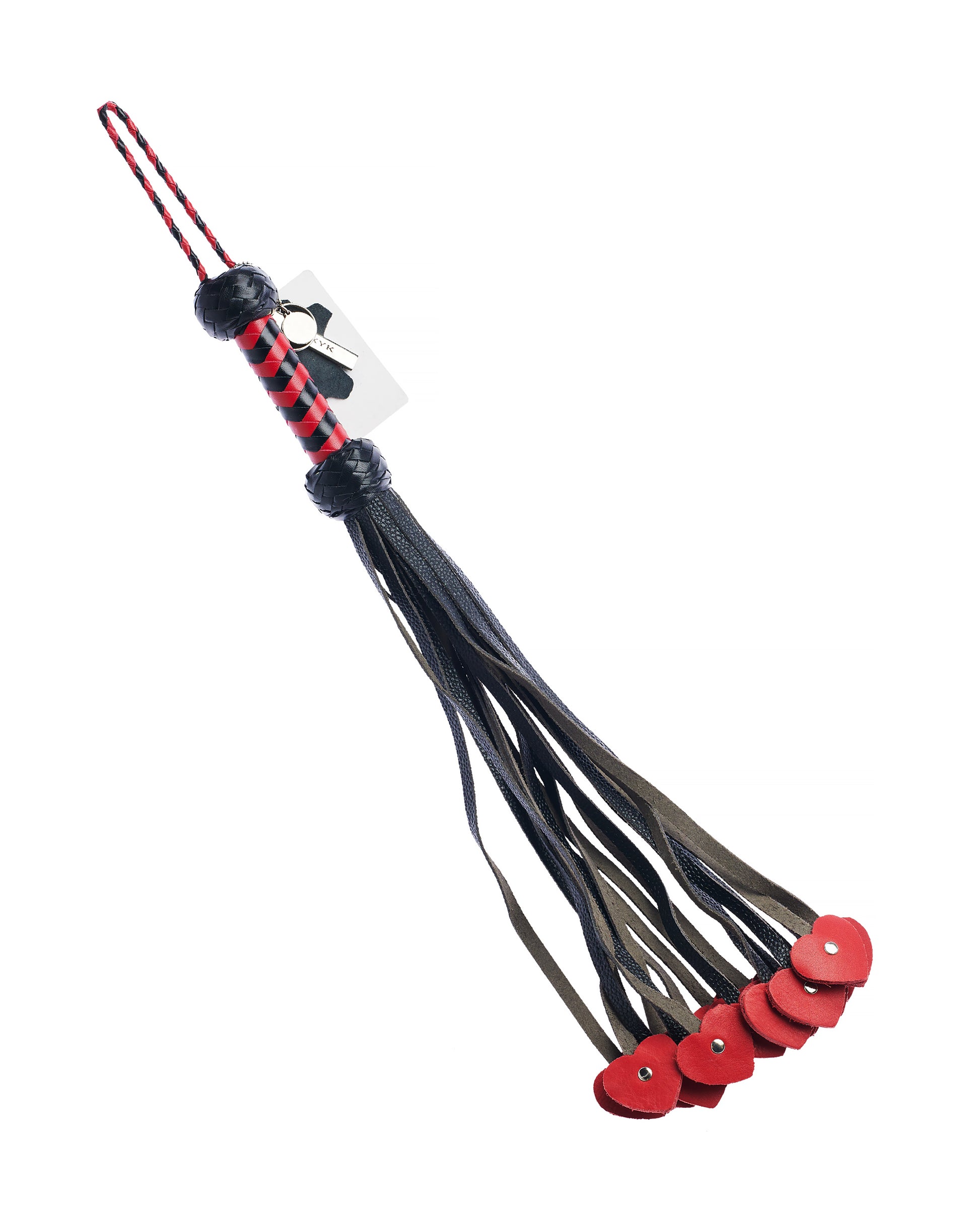 Bound X Mini Heart Tail Leather Flogger - Just for you desires