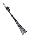 244978 - Bound X Mini Braided Leather Double Knot Flogger - Just for you desires