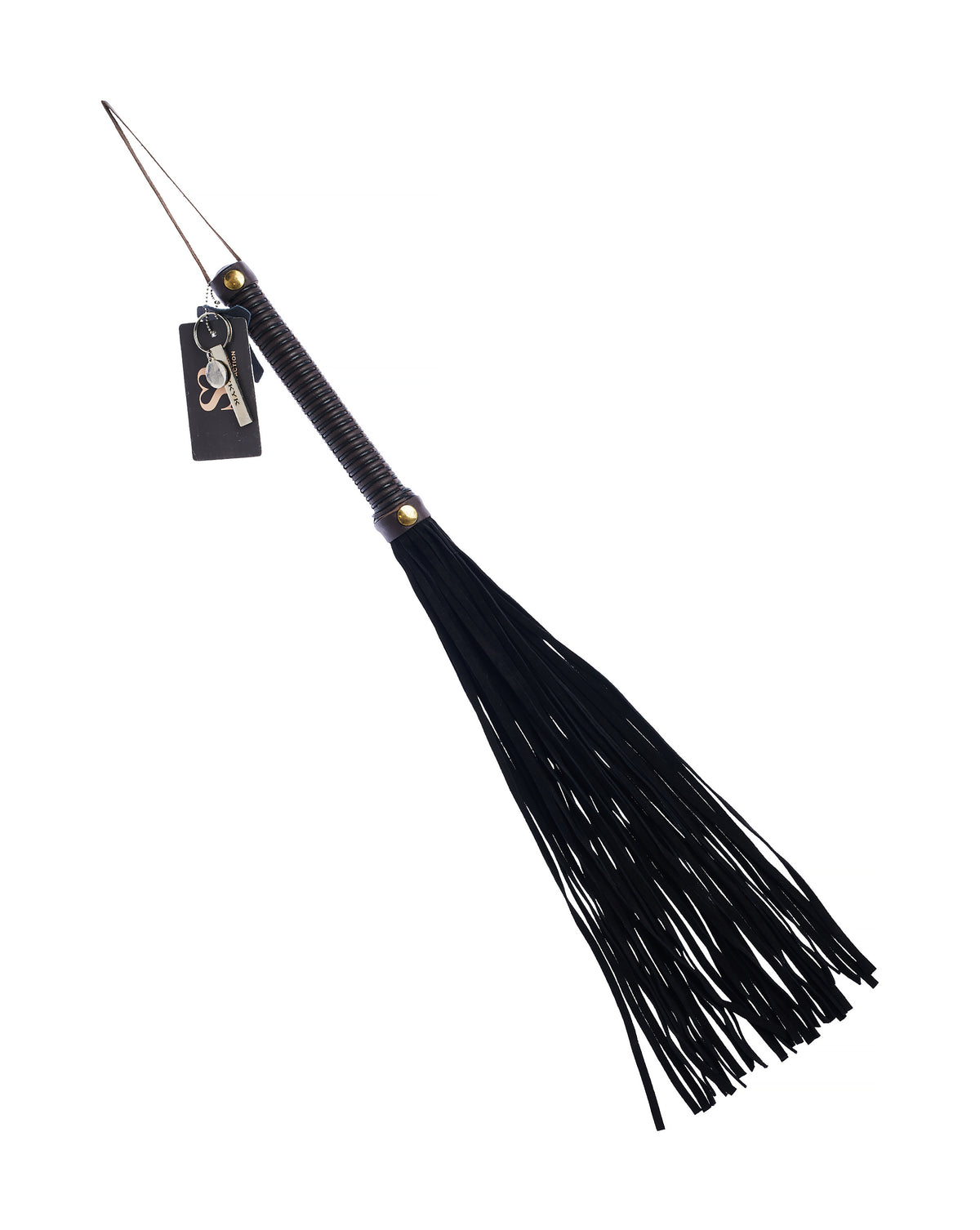 244990 - Bound X Suede Flogger With Cord Handle - Just for you desires