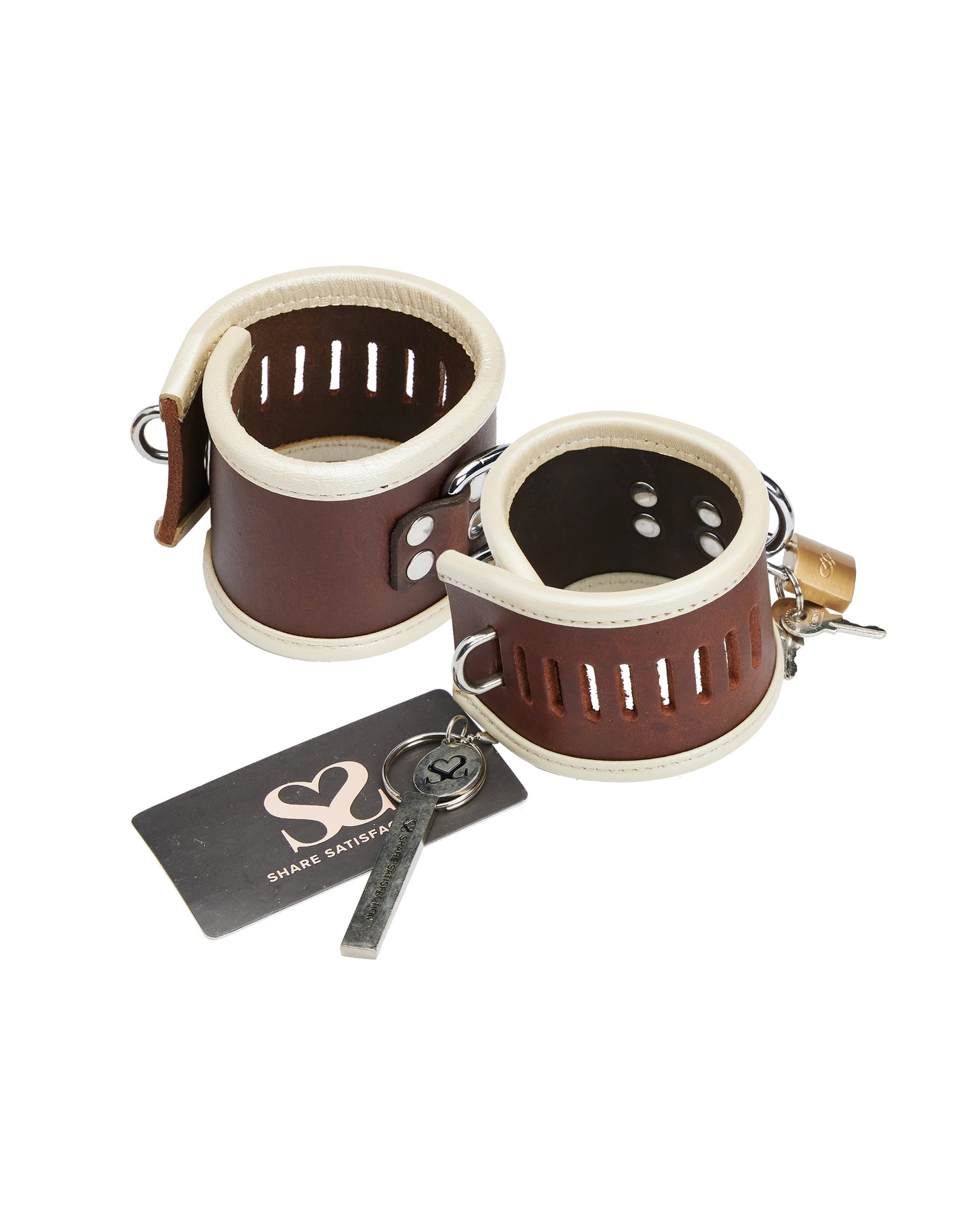 Bound X Asylum Leather Wrist Cuffs - Just for you desires