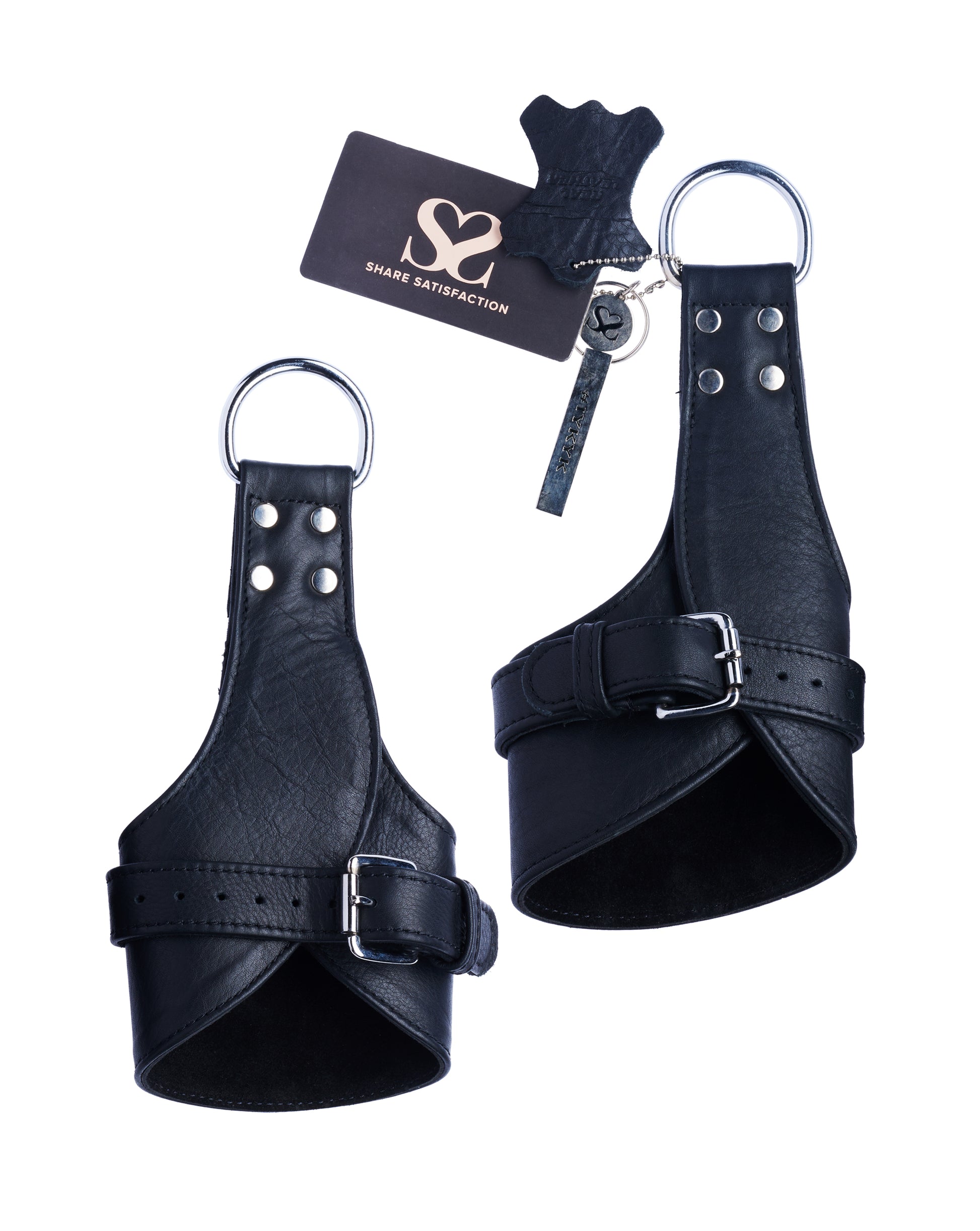 Bound X Leather Suspension Wrist Cuffs - Just for you desires