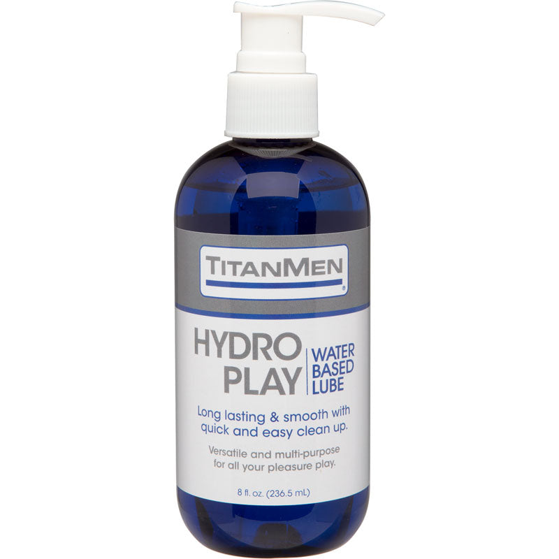TitanMen Hydro Play - Water Based Lubricant - 240 ml Pump Bottle - Just for you desires