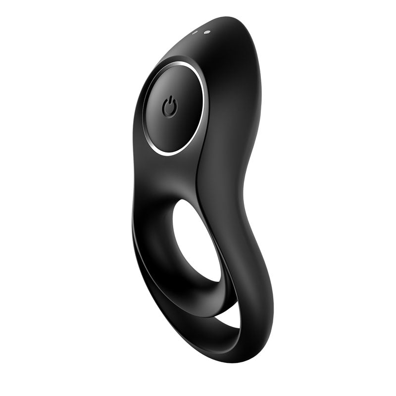 Satisfyer Legendary Duo - Black USB Rechargeable Cock & Balls Ring - Just for you desires