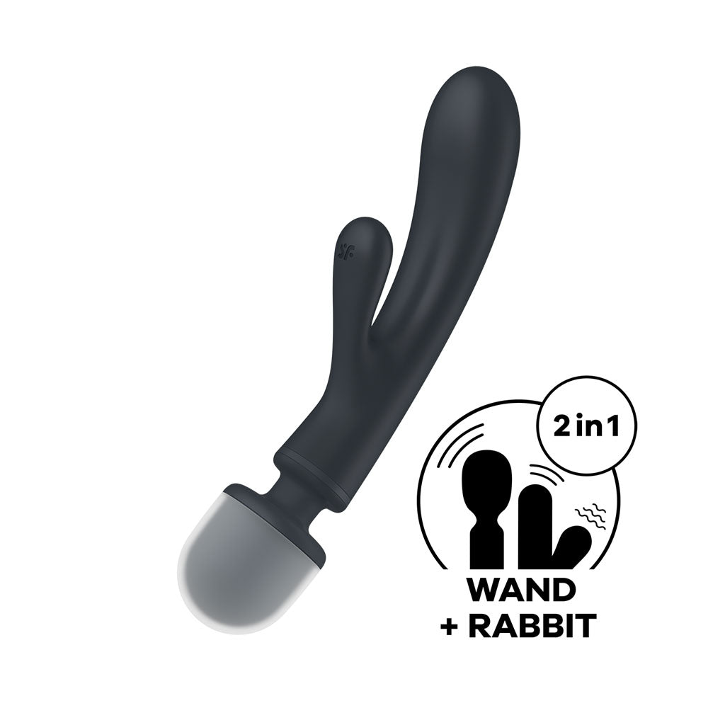 Satisfyer Triple Lover Grey - Just for you desires