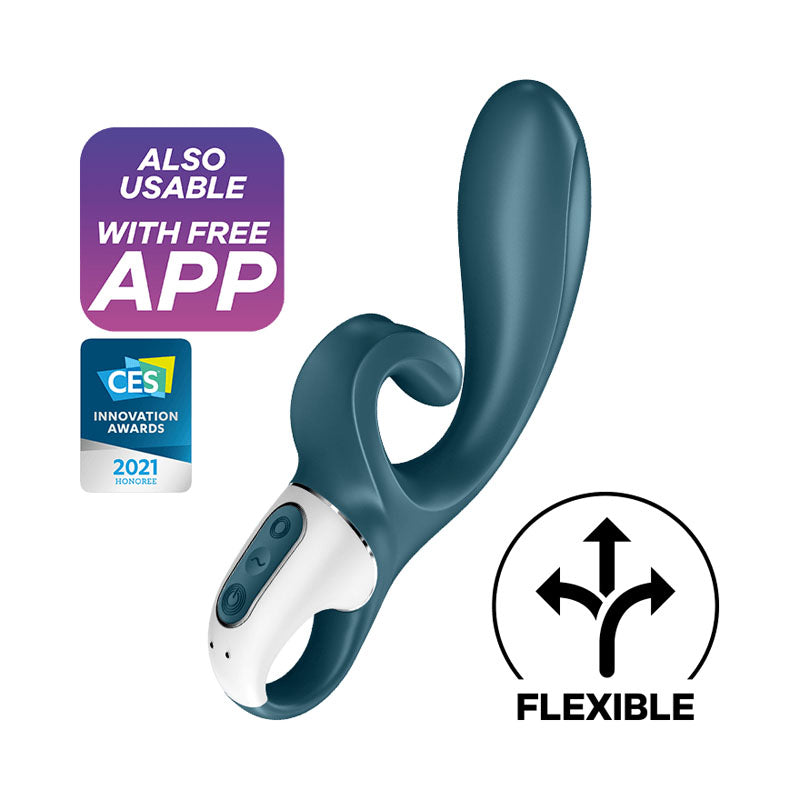 Satisfyer Hug Me Grey Blue - Just for you desires