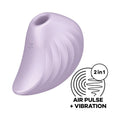 Satisfyer Pearl Diver - Violet - Violet USB Rechargeable Air Pulsation Stimulator - Just for you desires