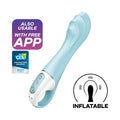 Satisfyer Air Pump Vibrator 5+ Blue - Just for you desires