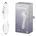 Satisfyer Dazzling Crystal 1 - Clear - Clear Glass Double Ended Dildo - Just for you desires
