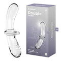Satisfyer Double Crystal - Clear Glass Double Ended Dildo - Just for you desires