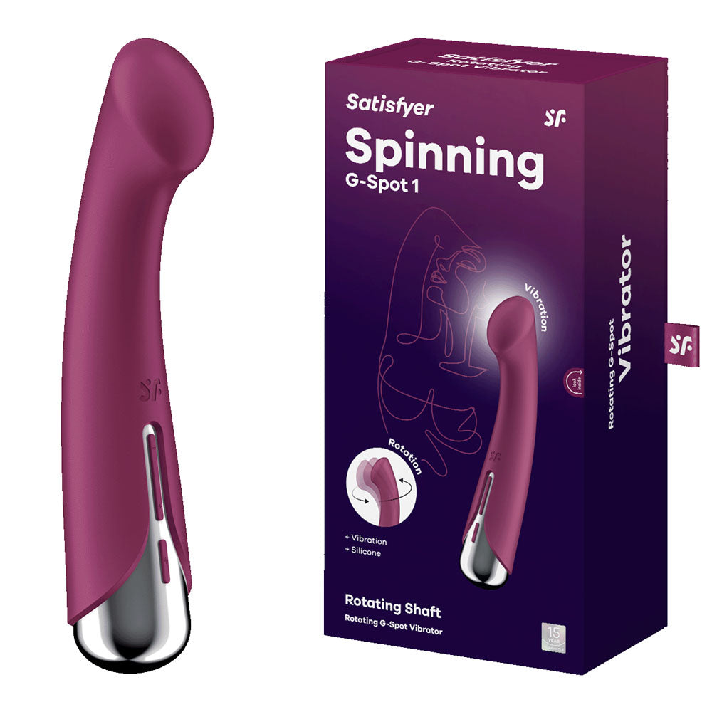 Satisfyer Spinning G Spot 1 Red - Just for you desires