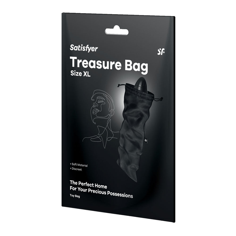 Satisfyer Treasure Bag XLarge - Black - Just for you desires