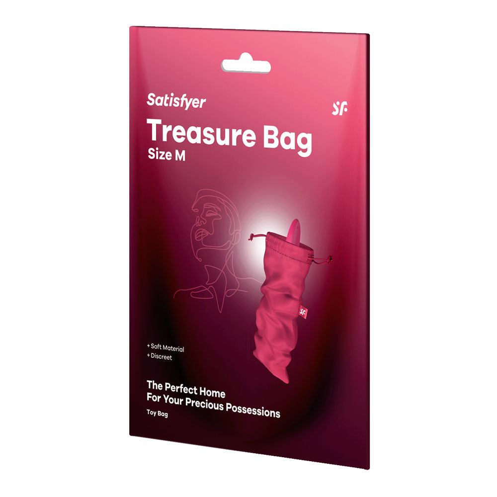Satisfyer Treasure Bag Medium - Pink - Just for you desires