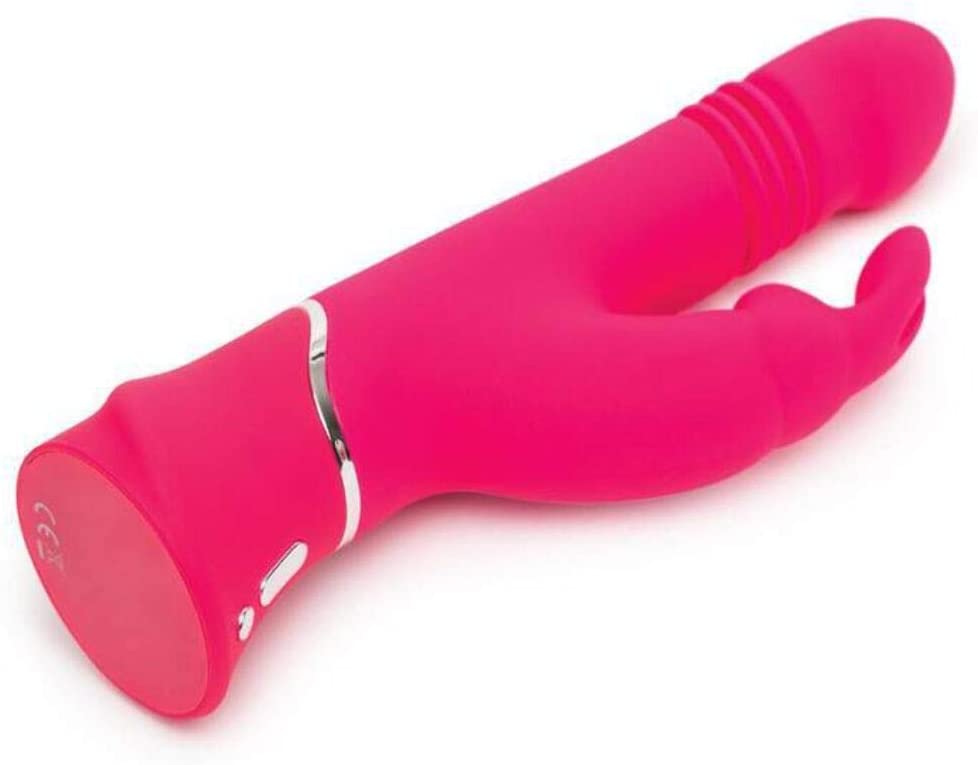 Happy Rabbit Thrusting Realistic Rechargeable Rabbit Vibrator Pink - Just for you desires