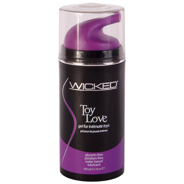 Wicked Toy Love - Glycerin Free Water Based Lubricant - 100 ml (3.3 oz) Bottle - Just for you desires