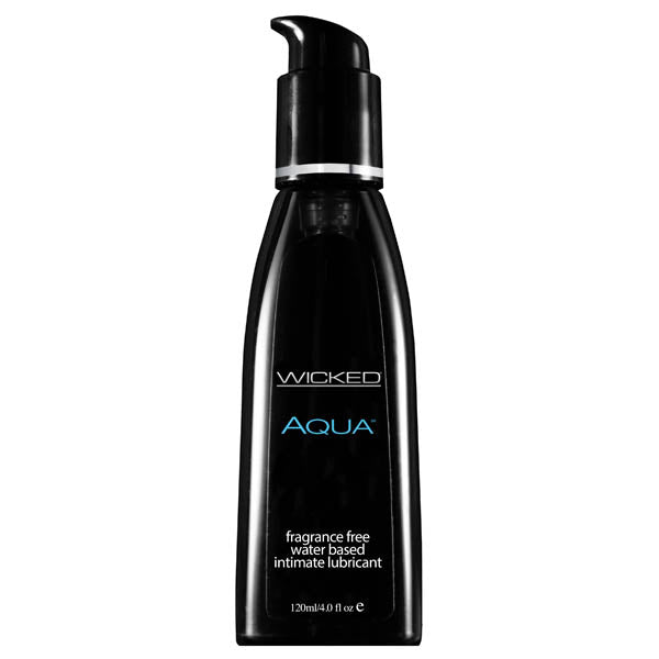 Wicked Aqua - Water Based Lubricant - 120 ml (4 oz) Bottle - Just for you desires