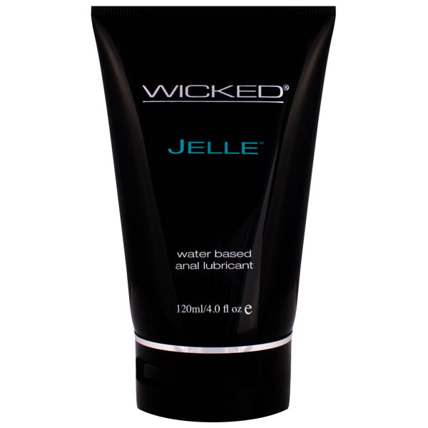 Wicked Jelle - Water Based Anal Lubricant - 120 ml (4 oz) Bottle - Just for you desires