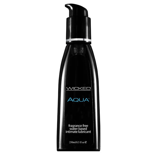Wicked Aqua - Water Based Lubricant - 250 ml (8.5 oz) Bottle - Just for you desires