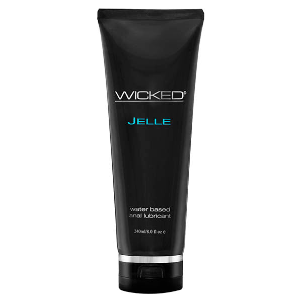 Wicked Jelle - Water Based Anal Lubricant - 240 ml (8 oz) Bottle - Just for you desires