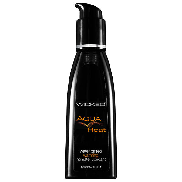 Wicked Aqua Heat - Warming Water Based Lubricant - 120 ml (4 oz) Bottle - Just for you desires
