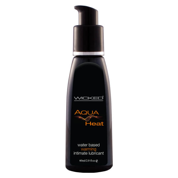Wicked Aqua Heat - Warming Water Based Lubricant - 60 ml (2 oz) Bottle - Just for you desires