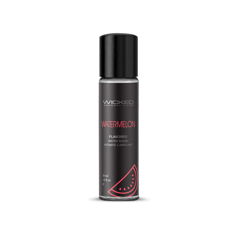 Wicked Aqua Watermelon - Watermelon Flavoured Water Based Lubricant - 30 ml (1 oz) Bottle - Just for you desires