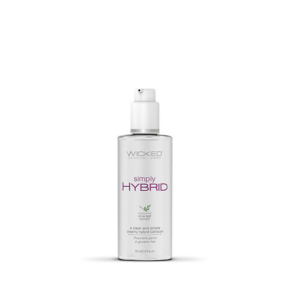 Wicked Simply Hybrid - Water & Silicone Blended Lubricant - 70 ml (2.3 oz) Bottle - Just for you desires