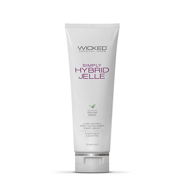Wicked Simply Hybrid Jelle - Water & Silicone Blended Anal Lubricant - 120 ml Bottle - Just for you desires