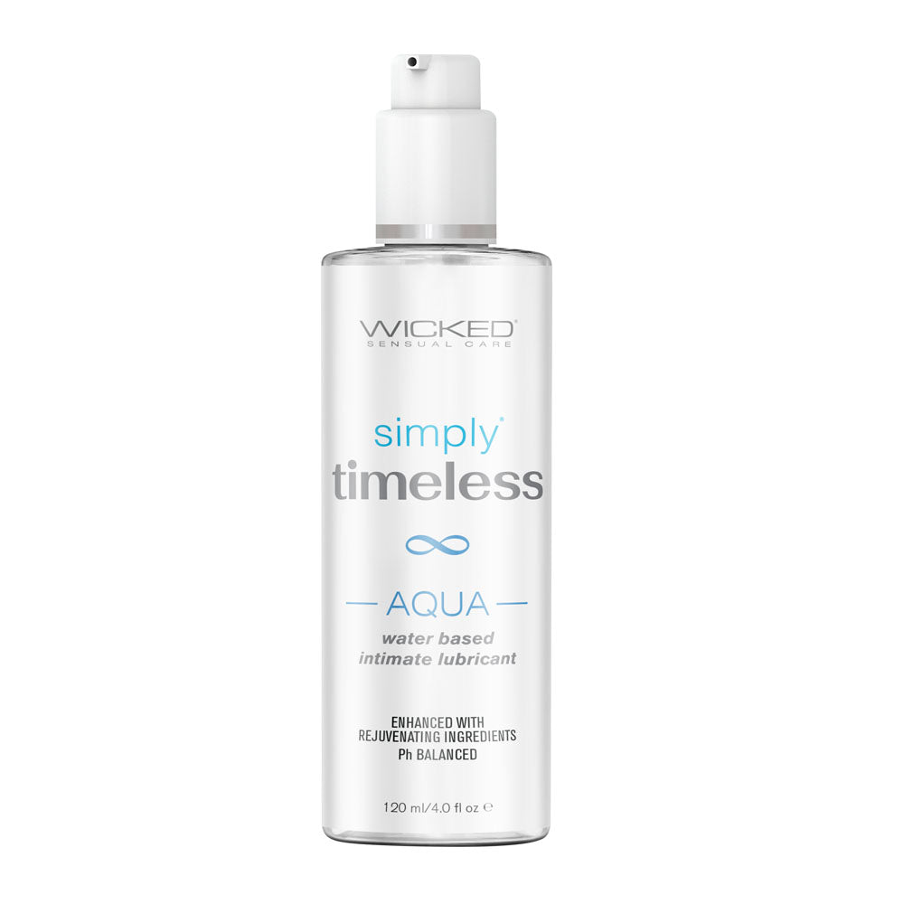 Wicked Simply Timeless Aqua - Water Based Lubricant - 120 ml (4 oz) Bottle - Just for you desires