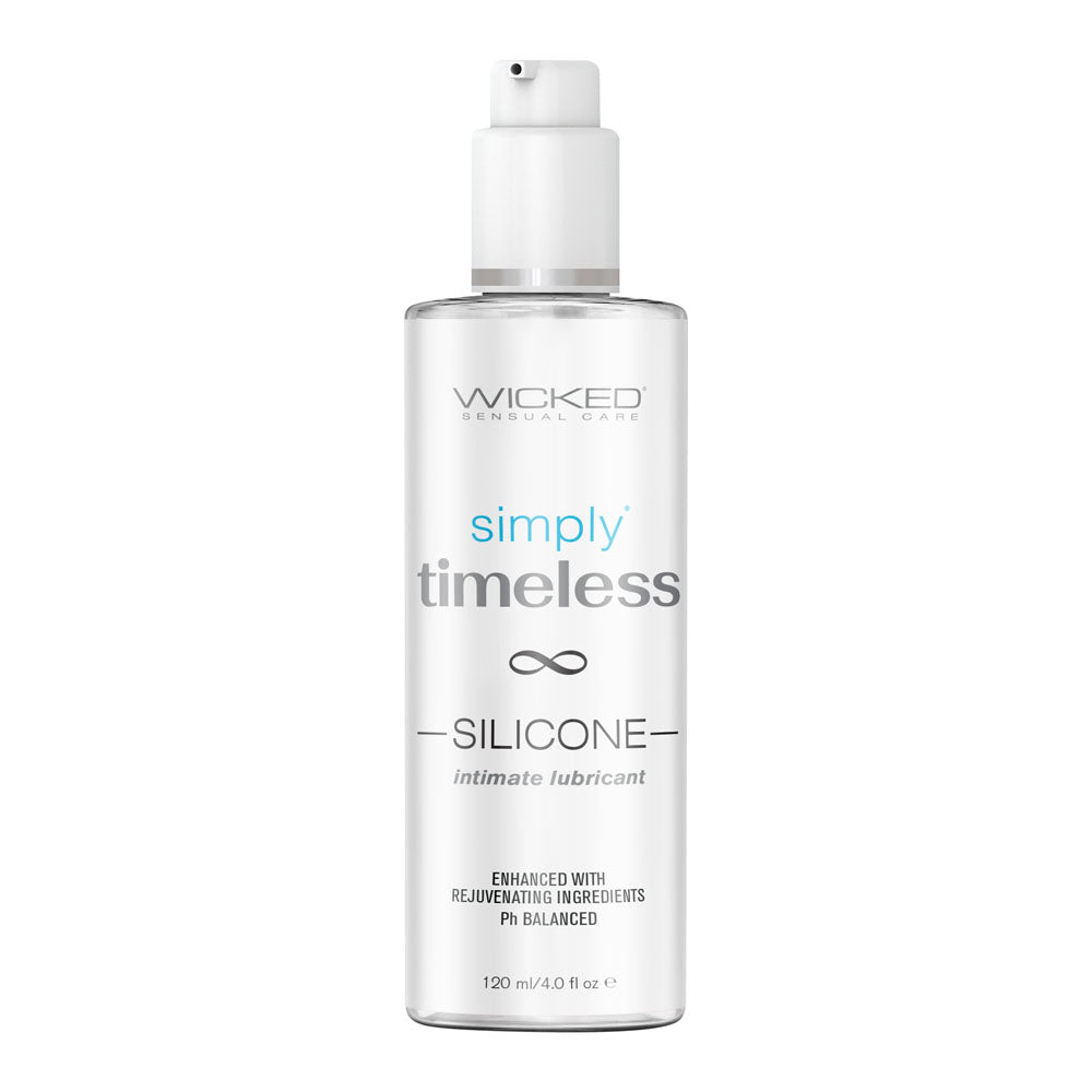 Wicked Simply Timeless Silicone - Silicone Based Lubricant - 120 ml (4 oz) Bottle - Just for you desires