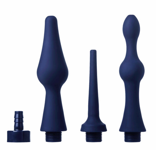 92554 - Universal 3 Piece Silicone Enema Attachment Set - Just for you desires