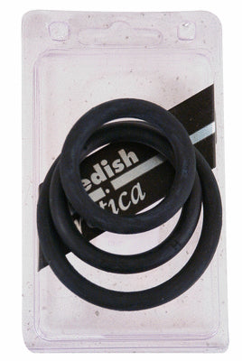 Rubber Ring Set Black (3) - Just for you desires