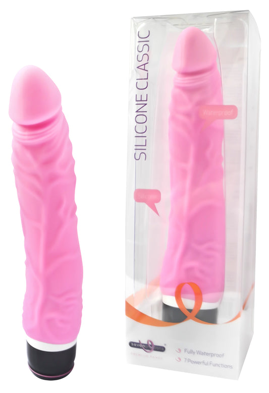 95629 - Silicone Classic Vibrator - Thin Veined - Just for you desires