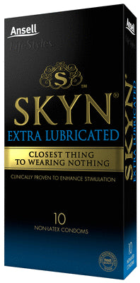 95889 - Ansell Lifestyles Skyn Extra Lubricated Condoms 10Pk - Just for you desires