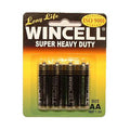 Wincell AA Super Heavy Duty Batteries - Super Heavy Duty Batteries - AA 4 Pack - Just for you desires
