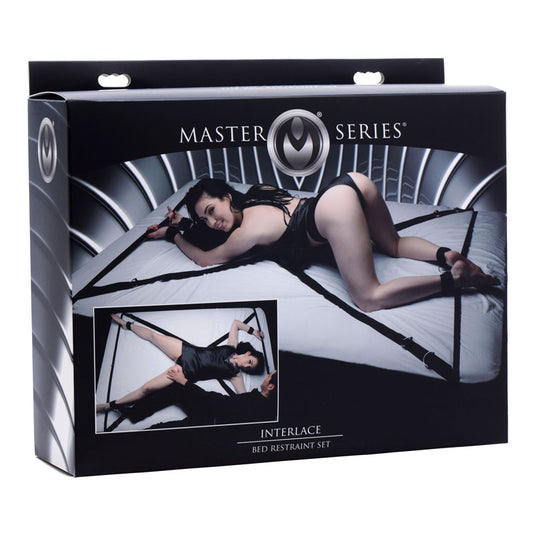 Master Series Interlace Bed Restraint Set - Just for you desires