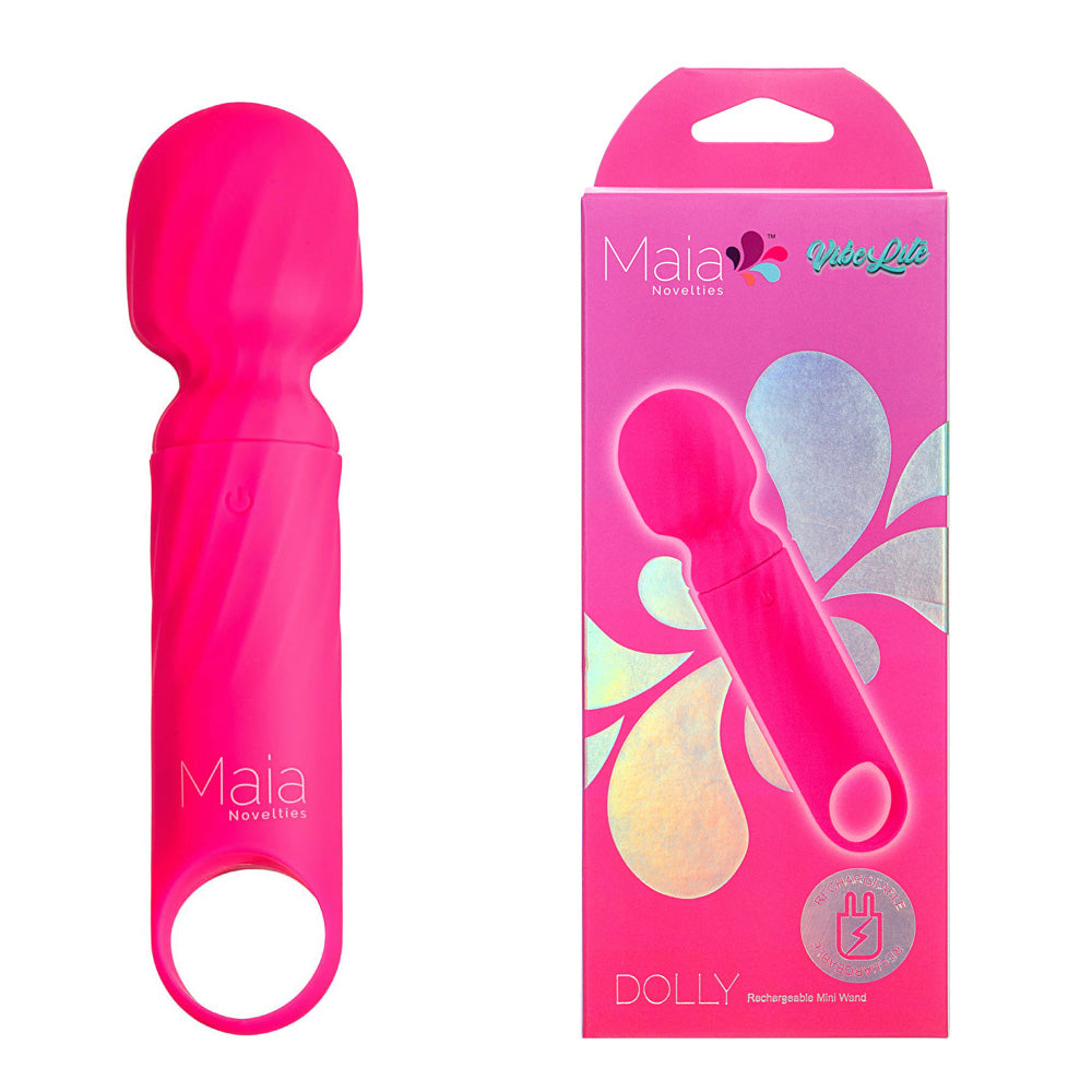 Maia DOLLY - Pink - Pink 12.7 cm USB Rechargeable Massage Wand - Just for you desires