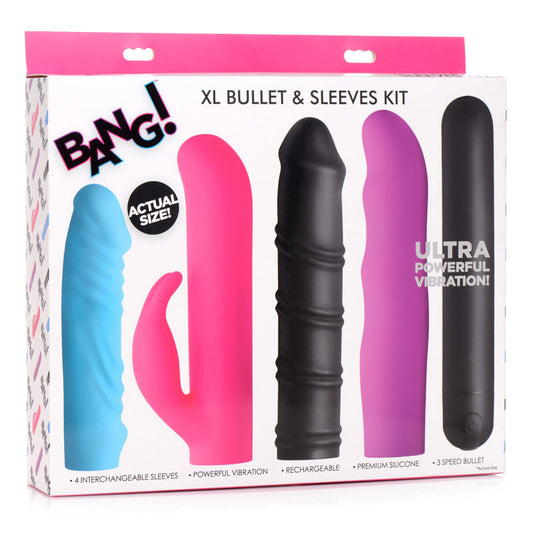 Bang! 4 In 1 Xl Bullet & Sleeve Kit - Just for you desires