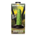 Creature Cocks Radioactive Reptile Thick Scaly Silicone Dildo - Green 19 cm Dildo - Just for you desires