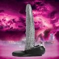 Creature Cocks The Gargoyle Rock Hard Silicone Dildo - Silver 23.6 cm Fantasy Dildo - Just for you desires