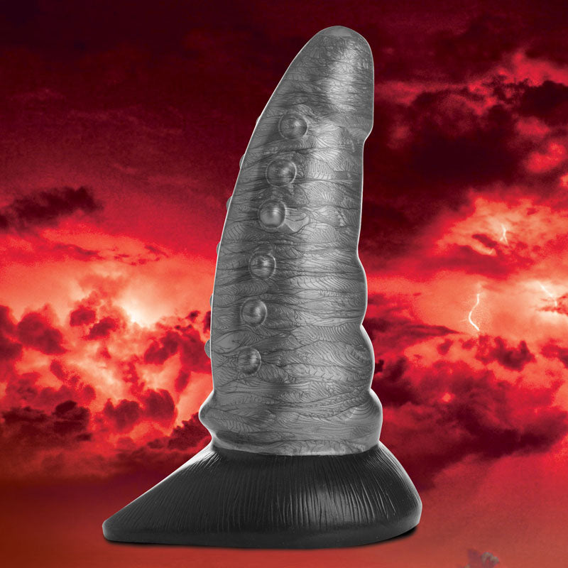 Creature Cocks Beastly Tapered Bumpy Silicone Dildo - Silver 21 cm Bumpy Dildo - Just for you desires