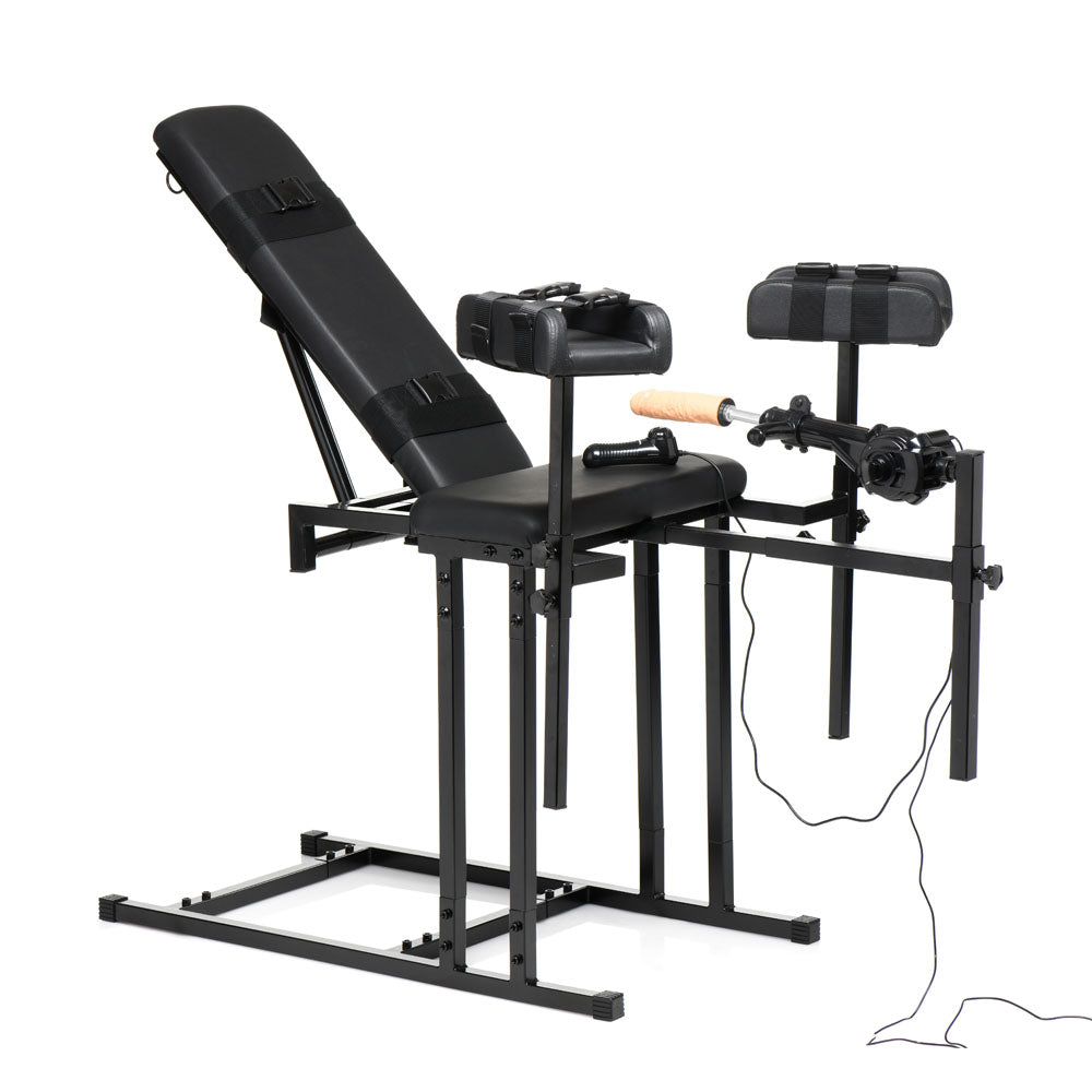 Master Series Ultimate Obedience Chair With Sex Machine - Just for you desires