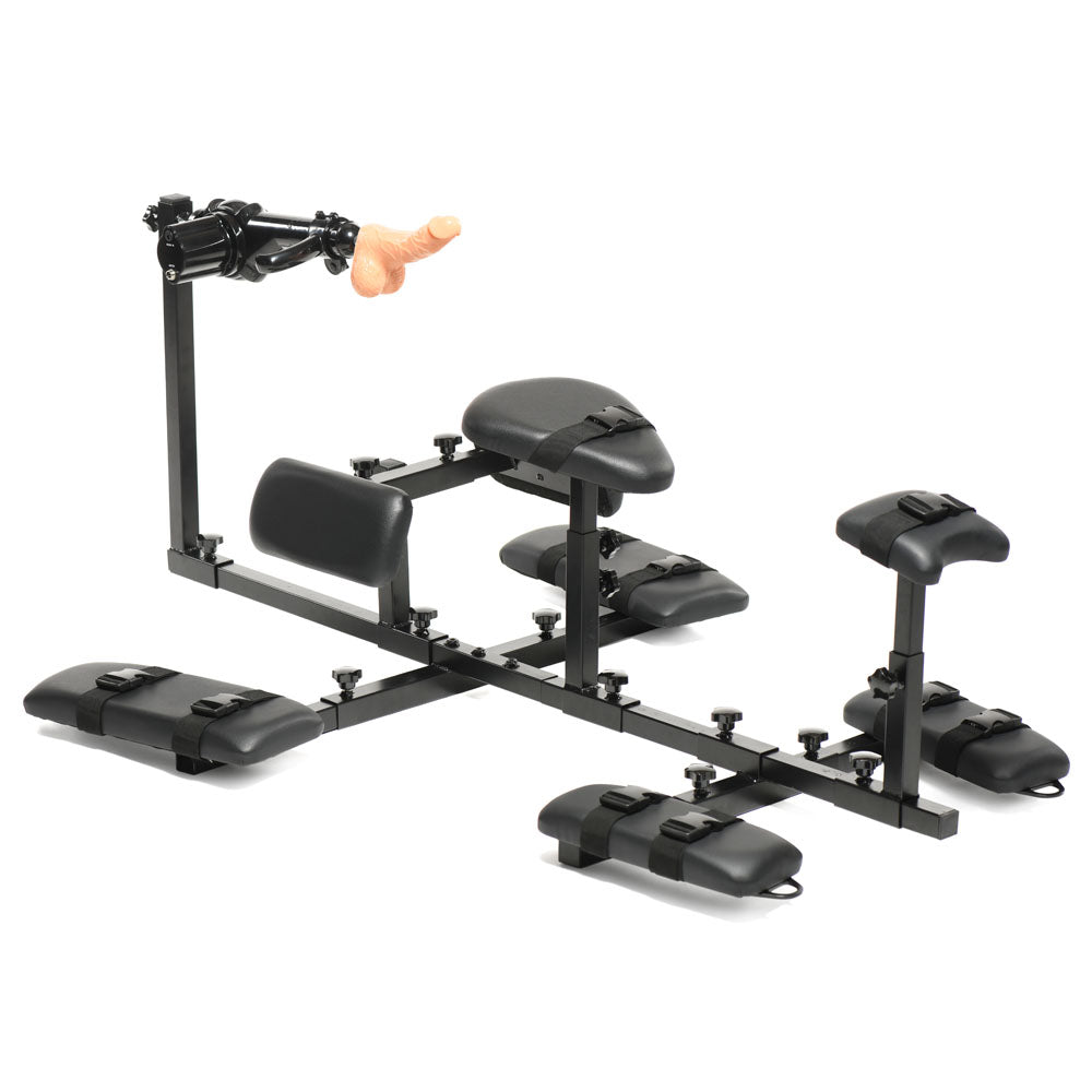Master Series Subversion - Deluxe Stockade with Mains Powered Sex Machine - Just for you desires
