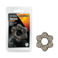 Stay Hard Thick Bead Cock Ring - Black Cock Ring - Just for you desires