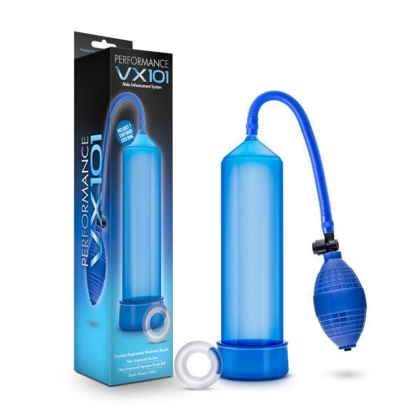 Performance VX101 Male Enhancement Pump - Blue Penis Pump - Just for you desires
